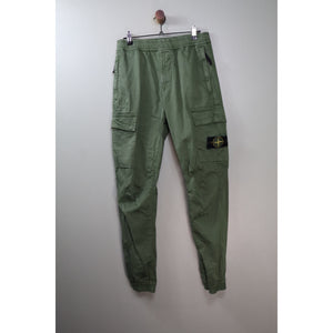 Stone Island Green RE-T Cargo Bottoms