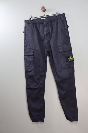 Stone Island Black RE-T Cargo Bottoms