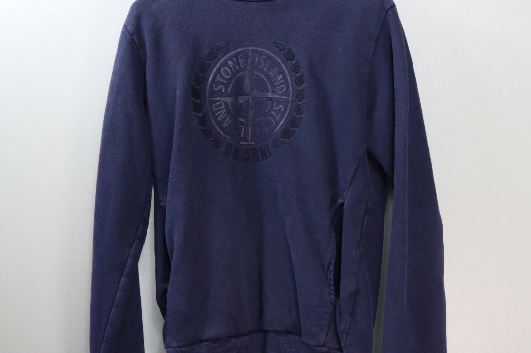 Stone Island Navy 30th Anniversary Hoodie HeatfromTS