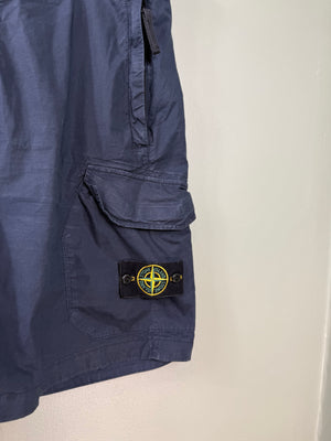 Stone Island Navy RE Cargo Shorts
