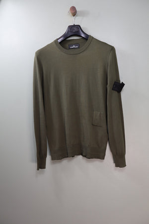 Stone Island Khaki Shadow Project Knit Jumper