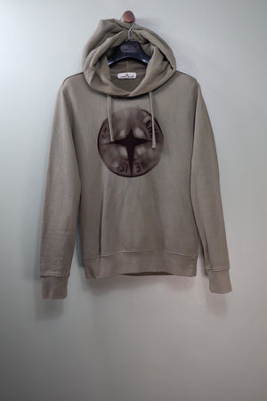Stone Island Khaki Hoodie