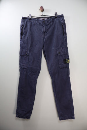 Stone Island Navy SL Cargo Bottoms