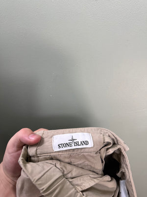 Stone Island Beige RE-T Cargo Bottoms