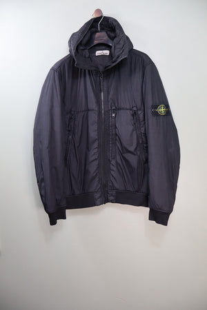 Stone Island Black Crinkle Reps Jacket
