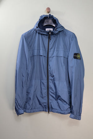Stone Island Blue Crinkle Reps Jacket