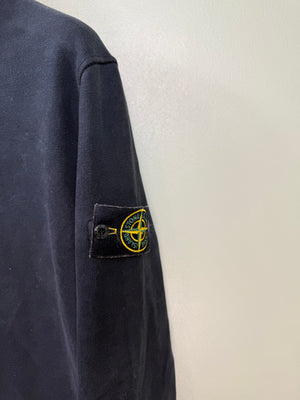 Stone Island Black 1/4 Zip Jumper