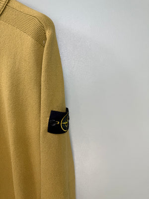Stone Island Yellow Knit Jumper