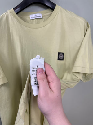 Stone Island Pastel Yellow T-Shirt