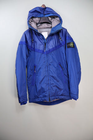 Stone Island x Nike Blue Mussola Gommata/Nylon Metal Jacket