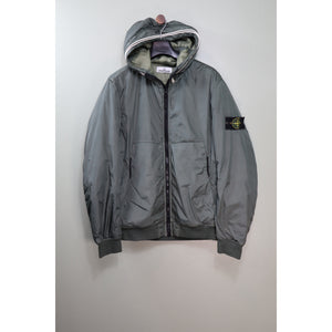 Stone Island Green Crinkle Reps Primaloft Jacket