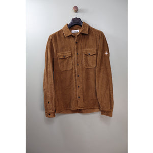 Stone Island Brown Corduroy Overshirt