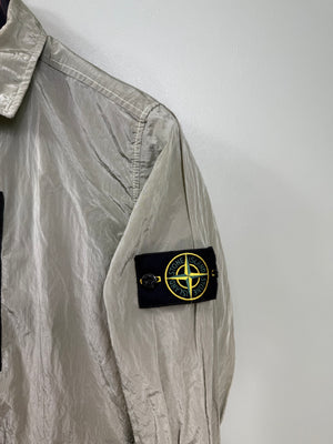 Stone Island Green Nylon Metal Overshirt
