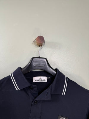 Stone Island Navy Slim Fit Polo