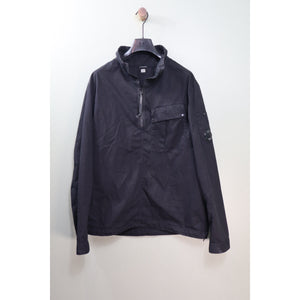 C.P. Company Black 1/4 Zip Smock