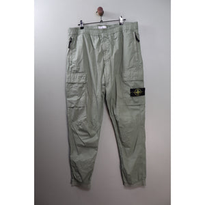 Stone Island Green RE-T Cargo Bottoms