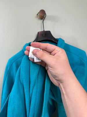 C.P. Company Aqua Blue 1/4 Zip Jumper