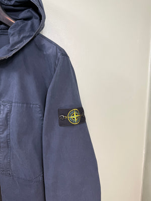 Stone Island Navy Supima Cotton Twill Jacket