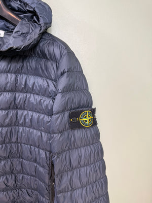 Stone Island Navy Micro Yarn Down Jacket
