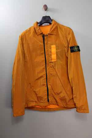 Stone Island Orange Nylon Metal Overshirt
