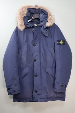 Stone Island Navy Micro Reps Down Jacket