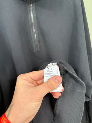 C.P. Company Black 1/4 Zip Jumper