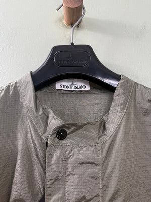 Stone Island Green Nylon Metal Smock