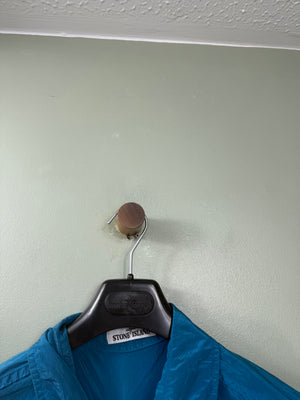 Stone Island Blue Nylon Metal Overshirt