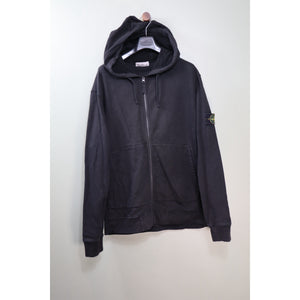 Stone Island Black Zipped Hoodie