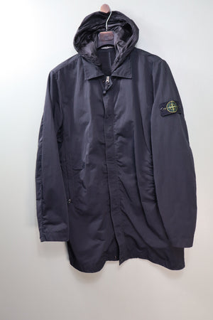 Stone Island Black Nylon Batavia Parka Jacket