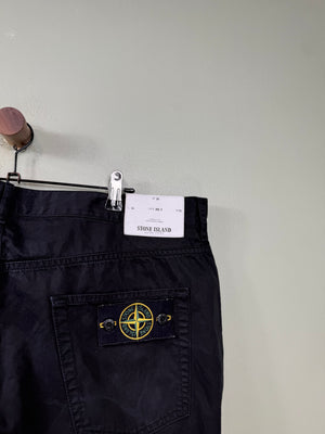 Stone Island Black RE-T Chinos