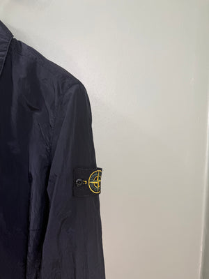 Stone Island Navy Nylon Metal Overshirt