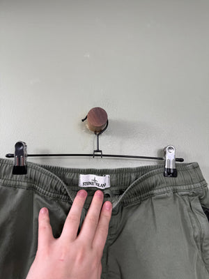 Stone Island Khaki RE-T Cargo Bottoms