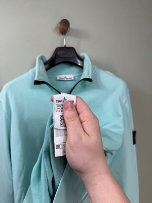 Stone Island Baby Blue 1/4 Zip Jumper