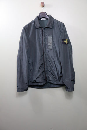 Stone Island Dark Green Nylon Metal Overshirt