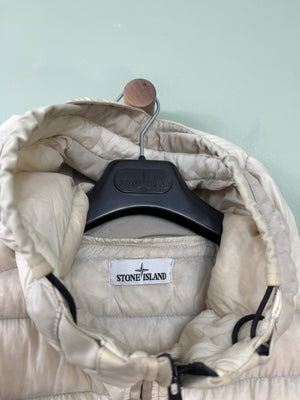 Stone Island Beige Micro Yarn Down Jacket