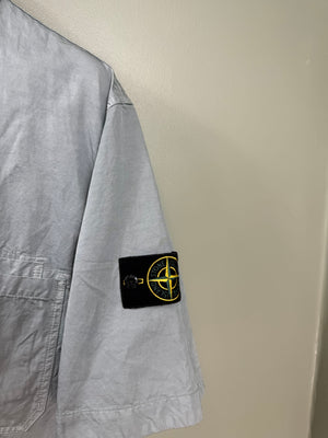 Stone Island Pastel Blue Overshirt