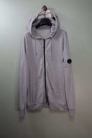 C.P. Company Grey Zipped Hoodie