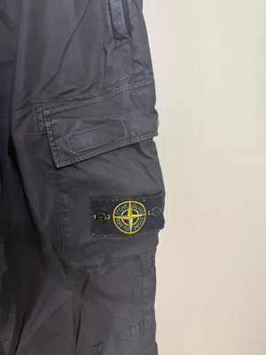 Stone Island Black RE-T Cargo Bottoms