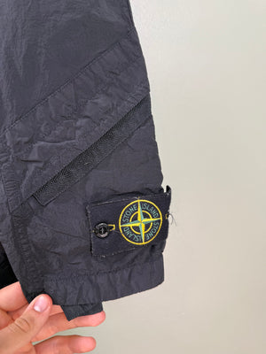 Stone Island Black CO Nylon Metal Cargo Shorts