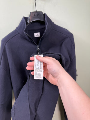 C.P. Company Navy 1/4 Zip Jumper