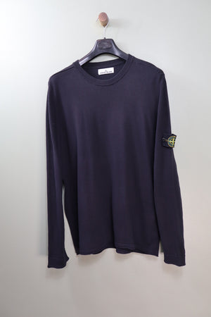 Stone Island Navy Knit Jumper