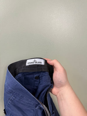 Stone Island Deep Blue SL Cargo Shorts