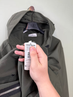 Stone Island Khaki Soft Shell Jacket