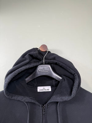 Stone Island Black Zipped Hoodie