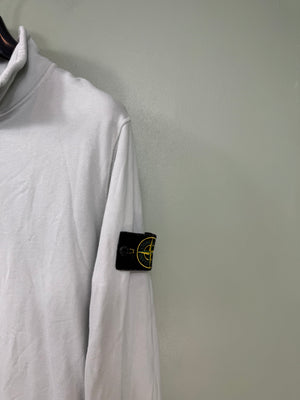 Stone Island Light Grey 1/4 Zip Jumper