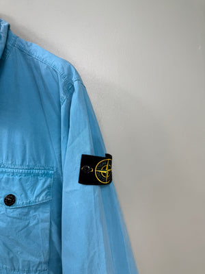 Stone Island Aqua Blue Smock