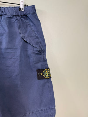 Stone Island Blue RE Cargo Shorts