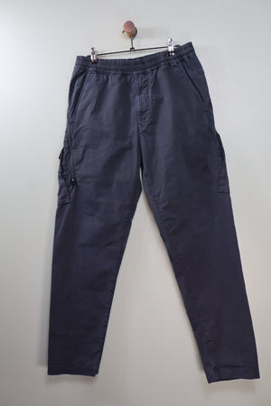 Stone Island Black RE-T Ghost Cargo Bottoms