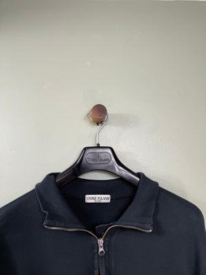 Stone Island Navy 1/4 Zip Jumper